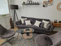 Holiday apartment directly on the beach of the North Sea and still central in Bensersiel Hotels in Esens