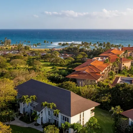Kiahuna Plantation partial oceanview,top floor,4 min walk to beach, pool,gym,+AC