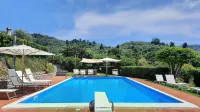 Villa Veranda, big private pool in relaxing green hills just 4 km from the beach
