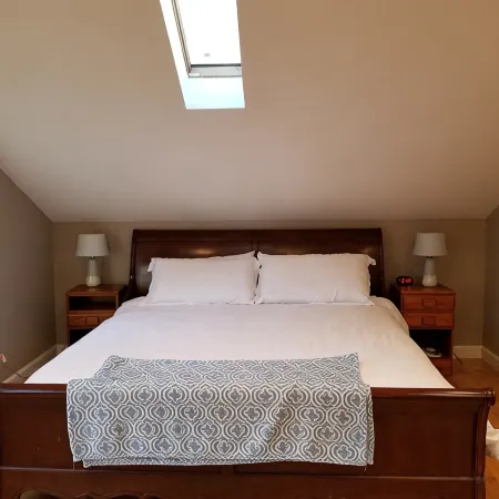 Walk to Everything! Large studio with hot tub in Black Mountain