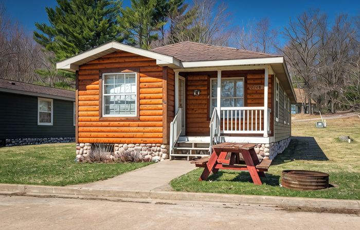 The Bear Cabin at the Riviera Resort in Neillsville, Wisconsin!