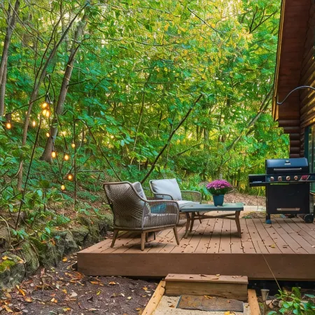 WOW! Unique Galena Dream Cabin. Hot Tub, Games, Fire Pit, Fully Stocked.