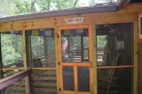 Lindal cedar home located next to Dupont State Recreational Forest.