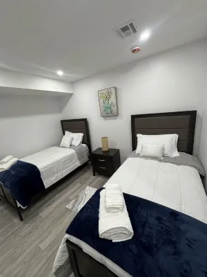 Charming 2-bedroom apartment in fabulous West New York with WiFi, AC - キッチン