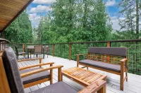 Forest Retreat with Two Kings and Expansive Deck - 4-Star