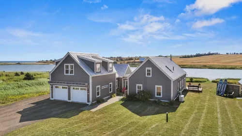 5 Bedroom Luxury Beach House at Cousins Seaside Cottage  in Sea View PEI - Ocean View