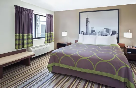 芝加哥-羅斯蒙特-奧黑爾温德姆速8酒店