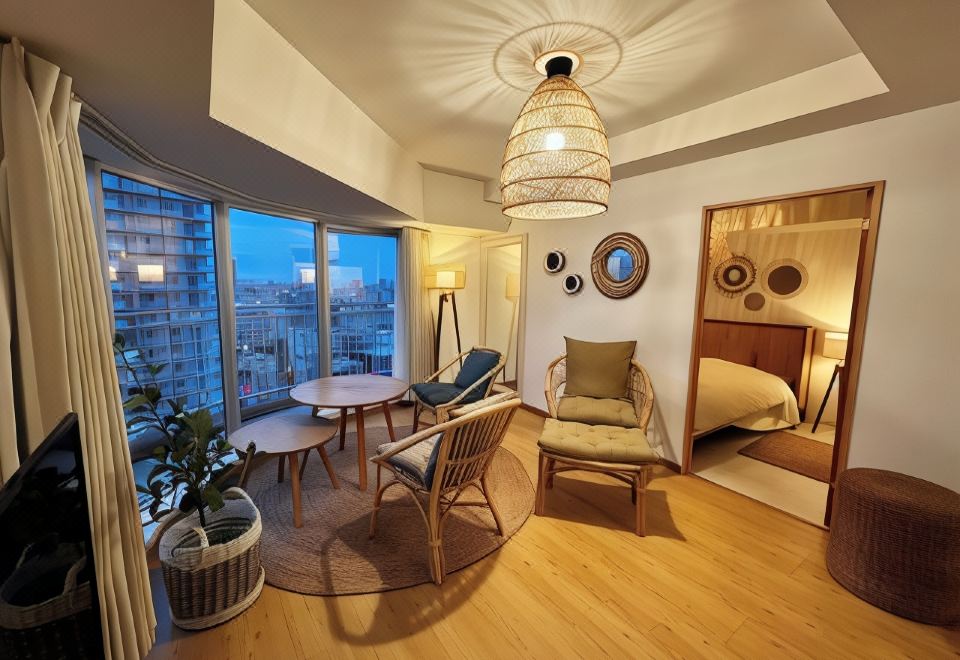 삿포로 시내 전경 또는 숙소 근처 거리