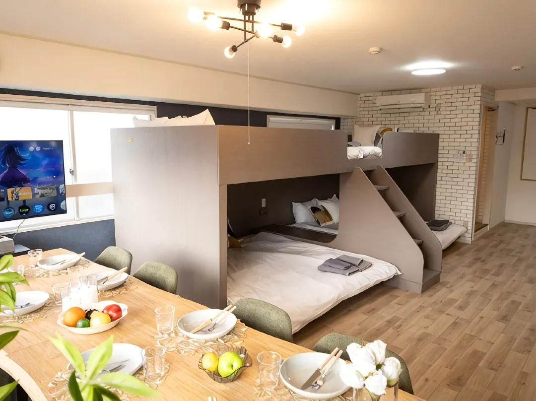 Shinjuku | Maximum 8ppl | Double×2 King×2 | 3-minute Walk From The Station | 42sqm Private | 601 - Shinjuku City