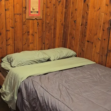 Family and pet friendly, waterfront cabin on Lost Lake, with private dock