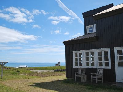 Panoramic Ocean & Glacier Views | Northern Lights Cottage | Hellnar, Iceland