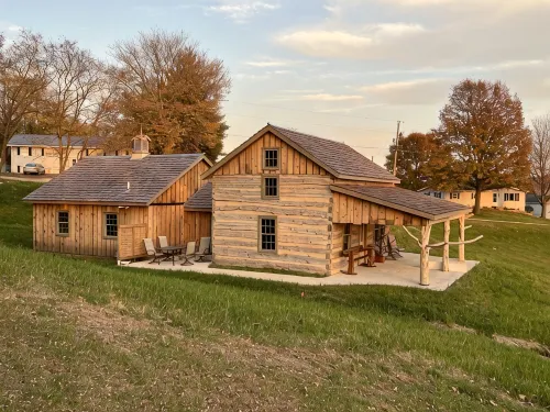 Wooden Head Cabin Early1800's Log Cabin with a View and Modern Amenities