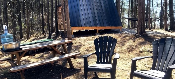 "Lady A"-frame Glamping Cabin @Nolichucky River near Smoky Mtns. Hotels in Cocke County