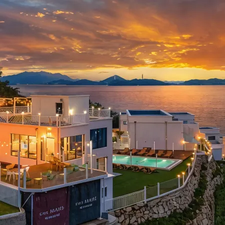 Yeosu Siro Resort Pool Villa Отели рядом с достопримечательностью «Поле для гольфа The Ocean»