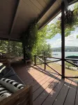 Private Cabin Island Escape Boat Required Pets Retreat Lakefront Sleeps 10