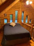 Log Cabin next to the Mississippi River