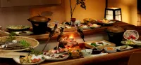 Chichibu Onsen Irori no Yado Ojikaso - petit déjeuner