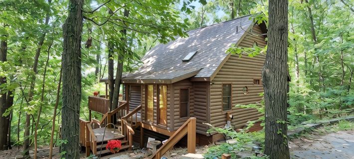 Table Rock Lake View, Huge Deck, Trees, Quiet, Updated, Decorated for Holidays! Hotels in Pine B Township