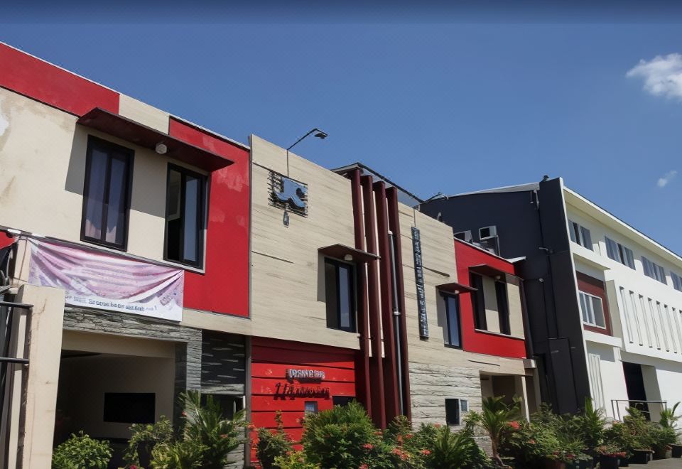 JC 홈스테이 젬베르의 깔끔한 로비 공간