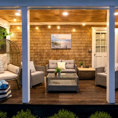 Adorable guest house with saltwater pool and spa with views close to beach