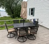 Lakefront Retreat w/ Kayaks, Firepit & Home Office.  Beautiful Sunsets!