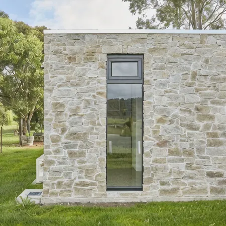 Luxury vineyard log cabin in the Yarra Valley
