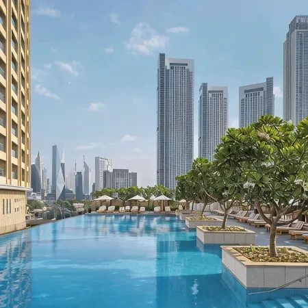 Luxury Studio with Burj Khalifa View Отели рядом с достопримечательностью «Небоскреб Бурдж-Халифа»