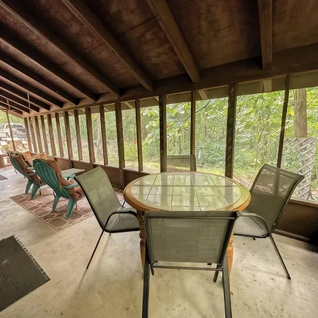 Secluded pet friendly cabin on 40 acres with frontage on the Kettle River