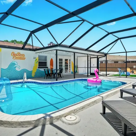 Pool Home - MiniGolf -Arcade- Near Beaches - Pet Friendly
