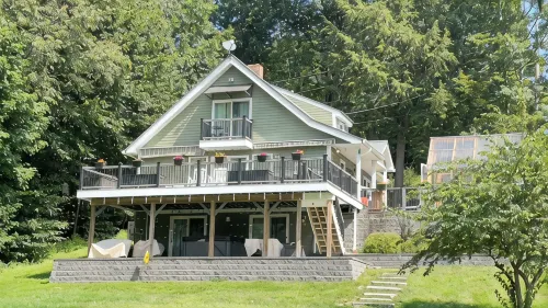 Winter Lakeside Retreat on Locke Lake — Stunning Views & Private Hot Tub