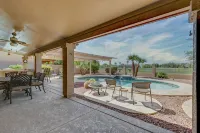 Backyard Luxury with Private Pool and Hot Tub on Golf Course - Pools
