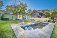 Peaceful 3Br, Private Pool & Marsh Views Minutes from Charleston & Beaches