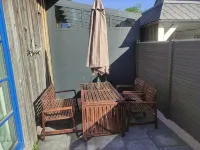 Cozy Vacation Apartment with Bicycle Garage Just 6 km from the Beach