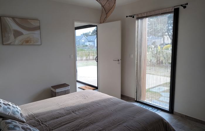 400m from the beach, new house for relaxation