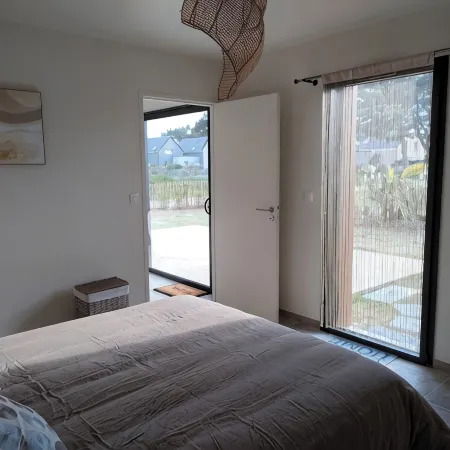 400m from the beach, new house for relaxation