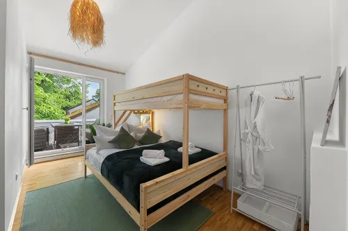 Flussperle Miesbach | Dream vacation apartment with river view and roof terrace - Wifi