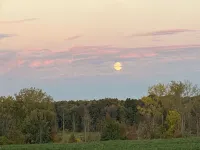 Charming country home with beautiful sunsets and sunrises