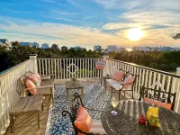 On 30A, Best View in Seacrest, 2 Primary, Large Roof deck, Balcony off 4 bdrms - Jacuzzi