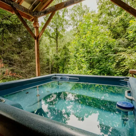 Secluded Cabin getaway-Hot Tub/AC/cable by Pforge