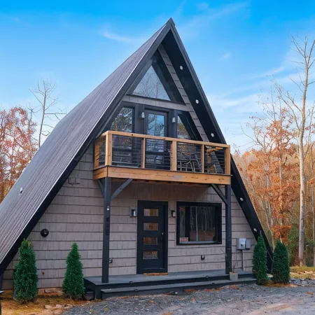 Exclusive Couples Getaway with Romantic Amenities, Private & Beautiful A-Frame
