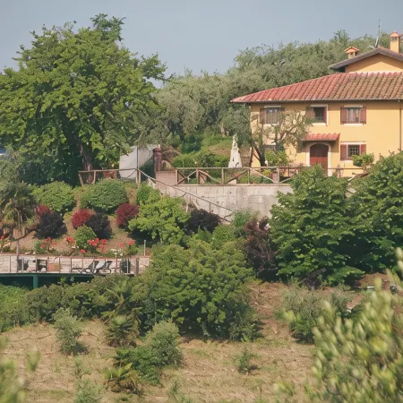 Appartement with pool, located between olive treees and wine rapes