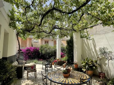 House with garden a stone's throw from the center of Valencia and the beach