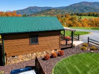 Huge Summer Savings Luray Mountain Getaway Private Log Cabin 6 Hot Tub Fireplace - balcón