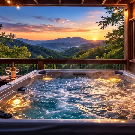 Sevierville Cabin, Hot Tub & Mountain Views