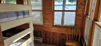 Family and pet friendly, waterfront cabin on Lost Lake, with private dock