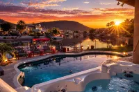 Relaxing Lakefront-Pool-Spa-Pontoon-Game Room-FirePits-Cardinal Stadium-WM Open - balcony