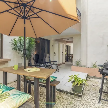 Morning Coffee Patio - Condo Between Two Beaches