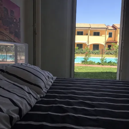 directly on the sea new apartment with garden and swimming pool