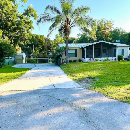 3 BR 2 BA House w/Dock on Deep Canal in Bass Capital