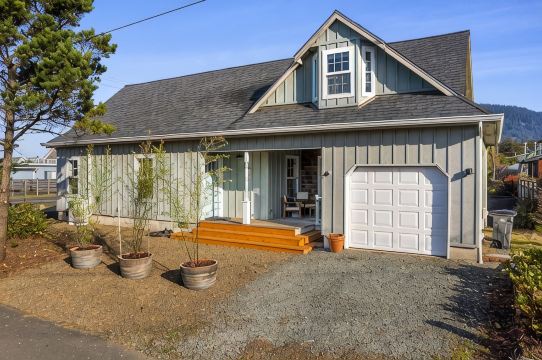 Relax and unwind in a tranquil space one block from the beach